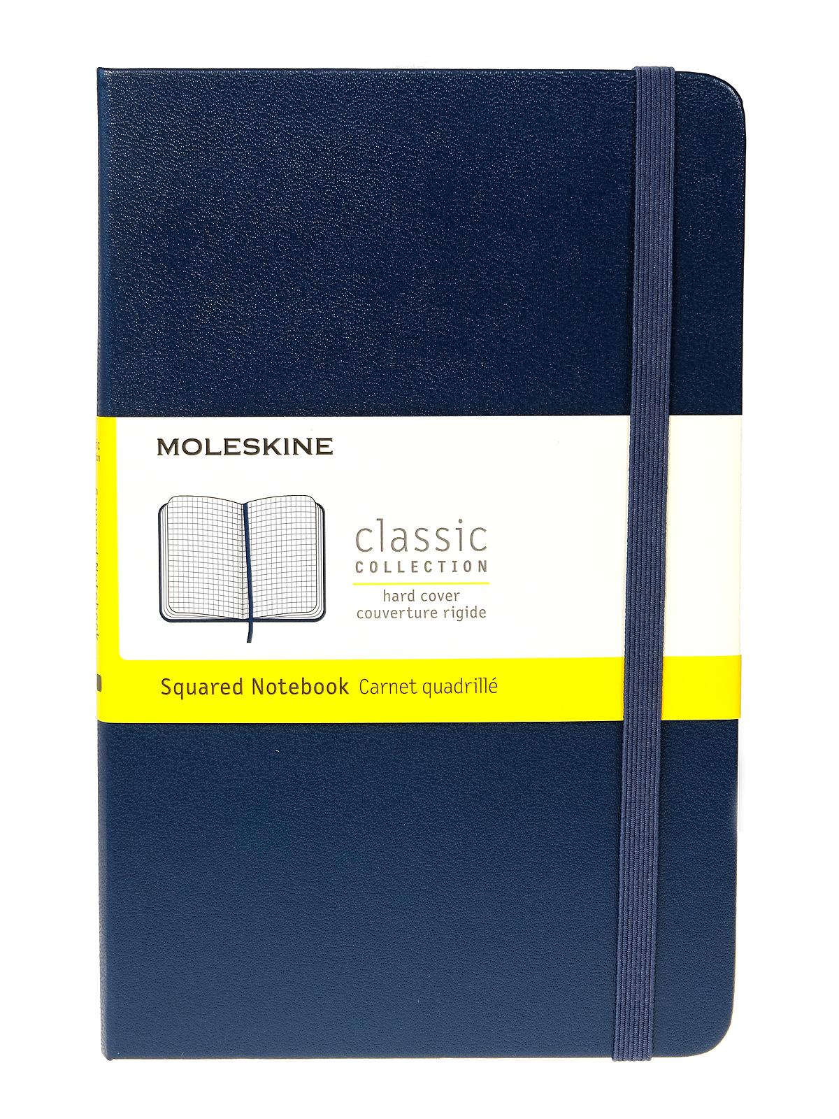 Classic Hard Cover Notebooks Sapphire Blue 4 1 2 In. X 7 In. 208 Pages, Squared