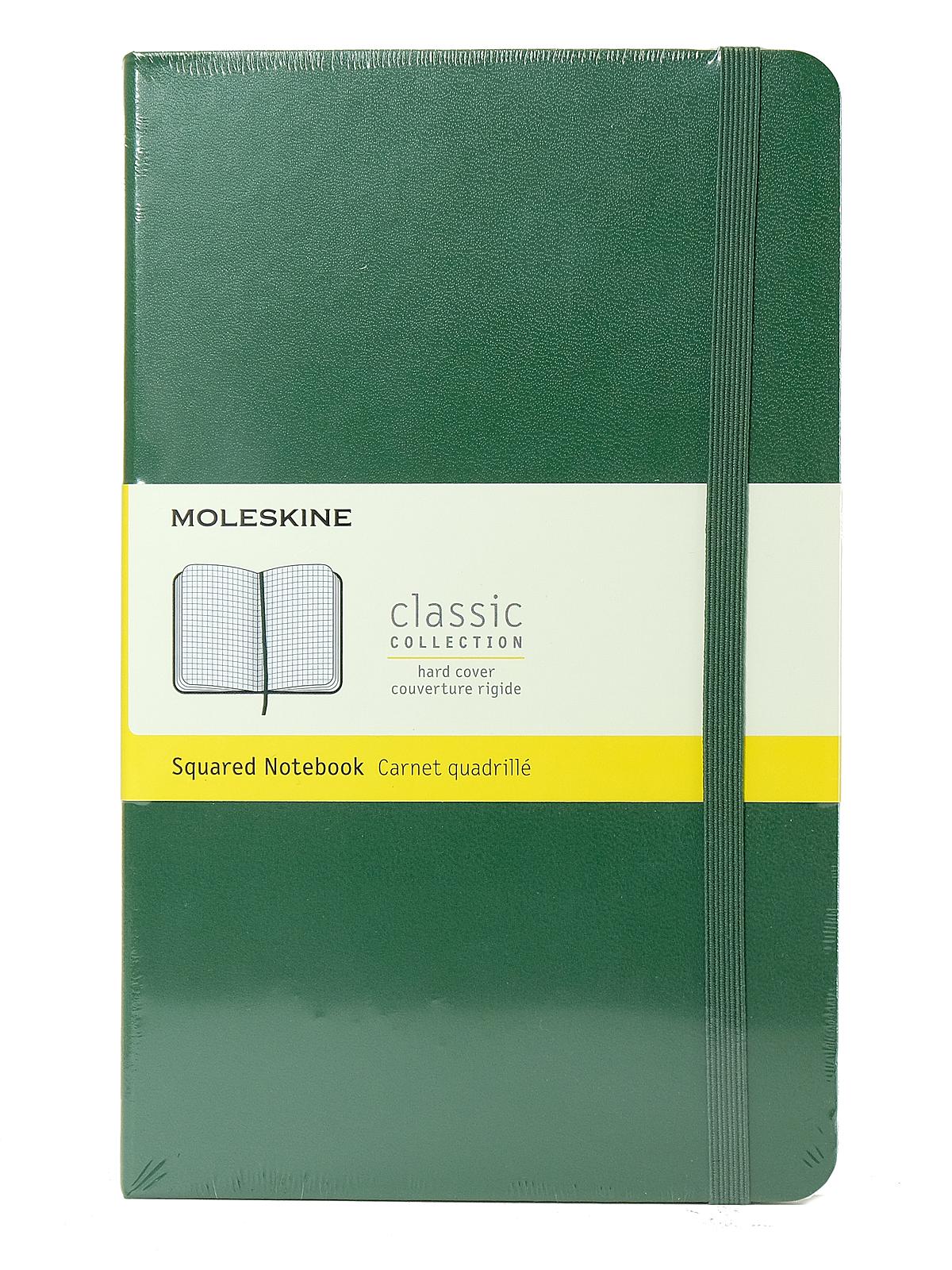 Classic Hard Cover Notebooks Myrtle Green 5 In. X 8 1 4 In. 240 Pages, Squared