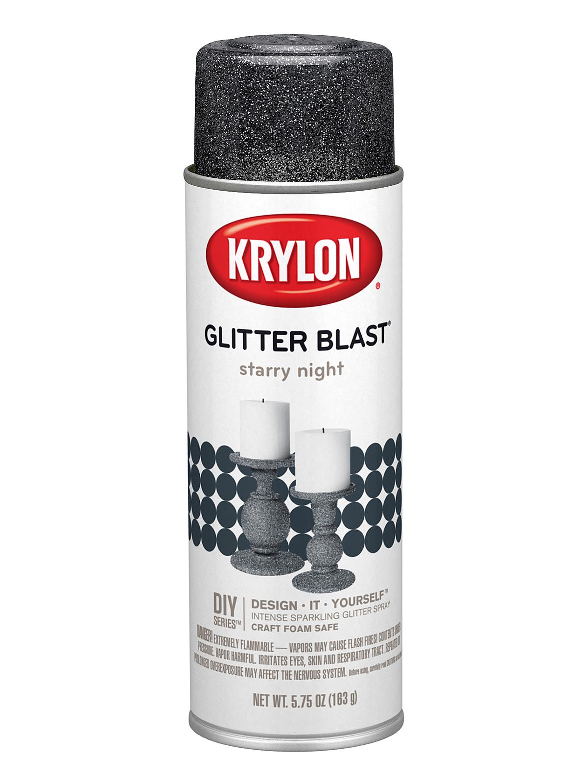 Glitter Blast Spray Paints Starry Night 5 3 4 Oz.