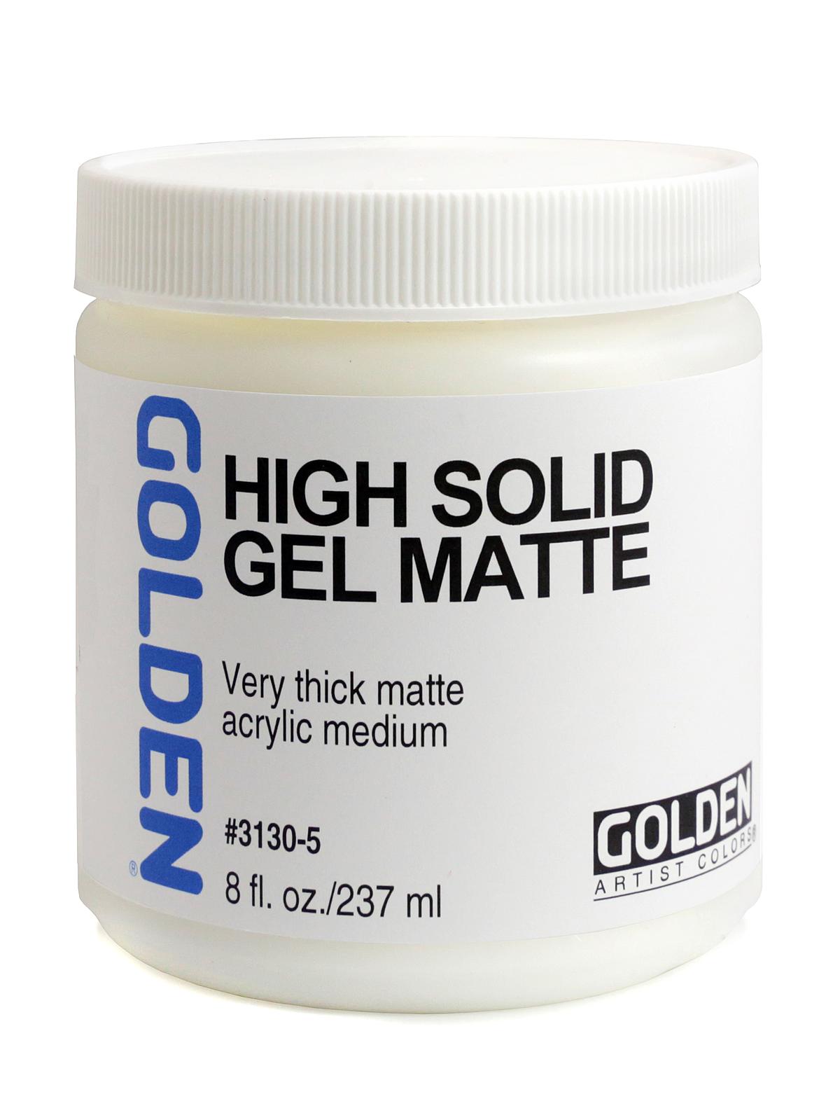 Gel Mediums high solid matte 8 oz.