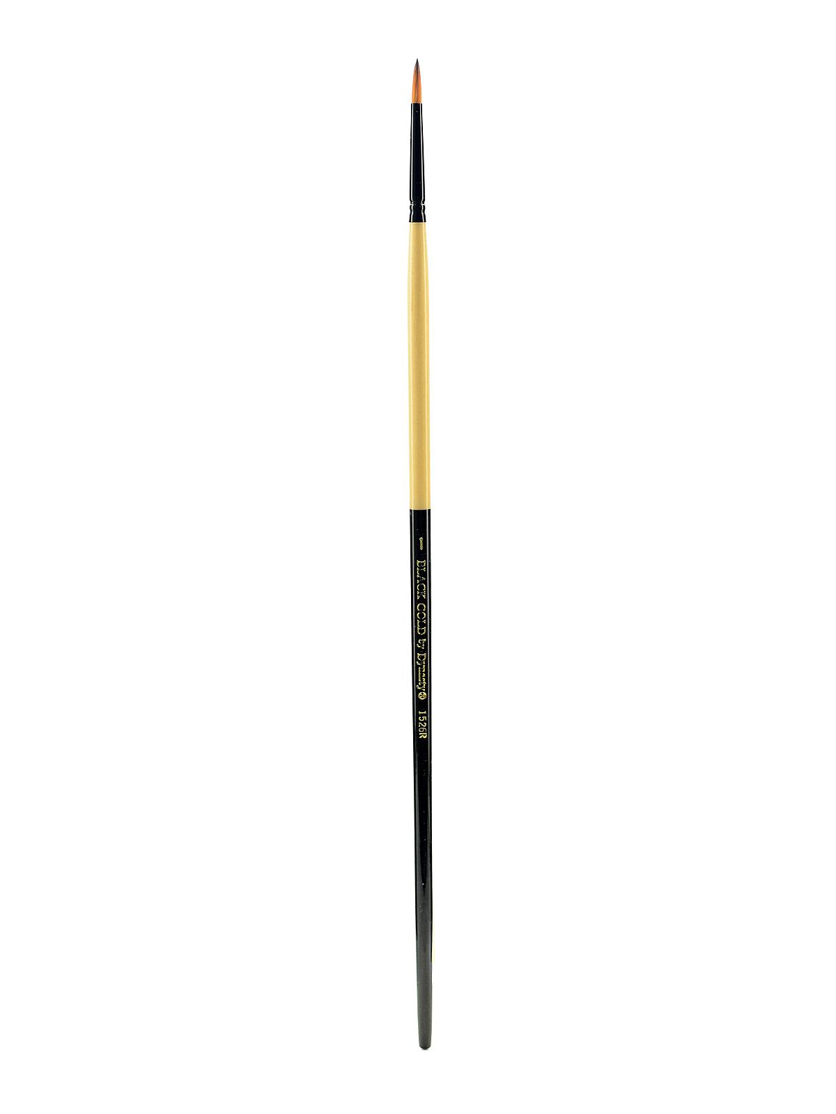 Black Gold Series Long Handled Synthetic Brushes 1 Round 1526r