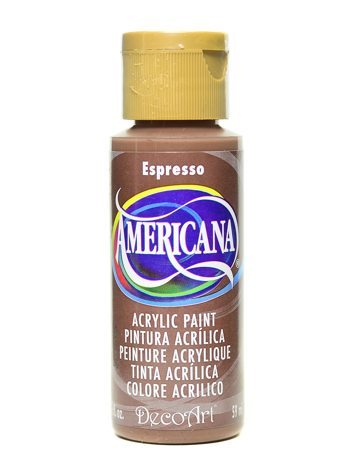 Americana Acrylic Paints Espresso 2 Oz.