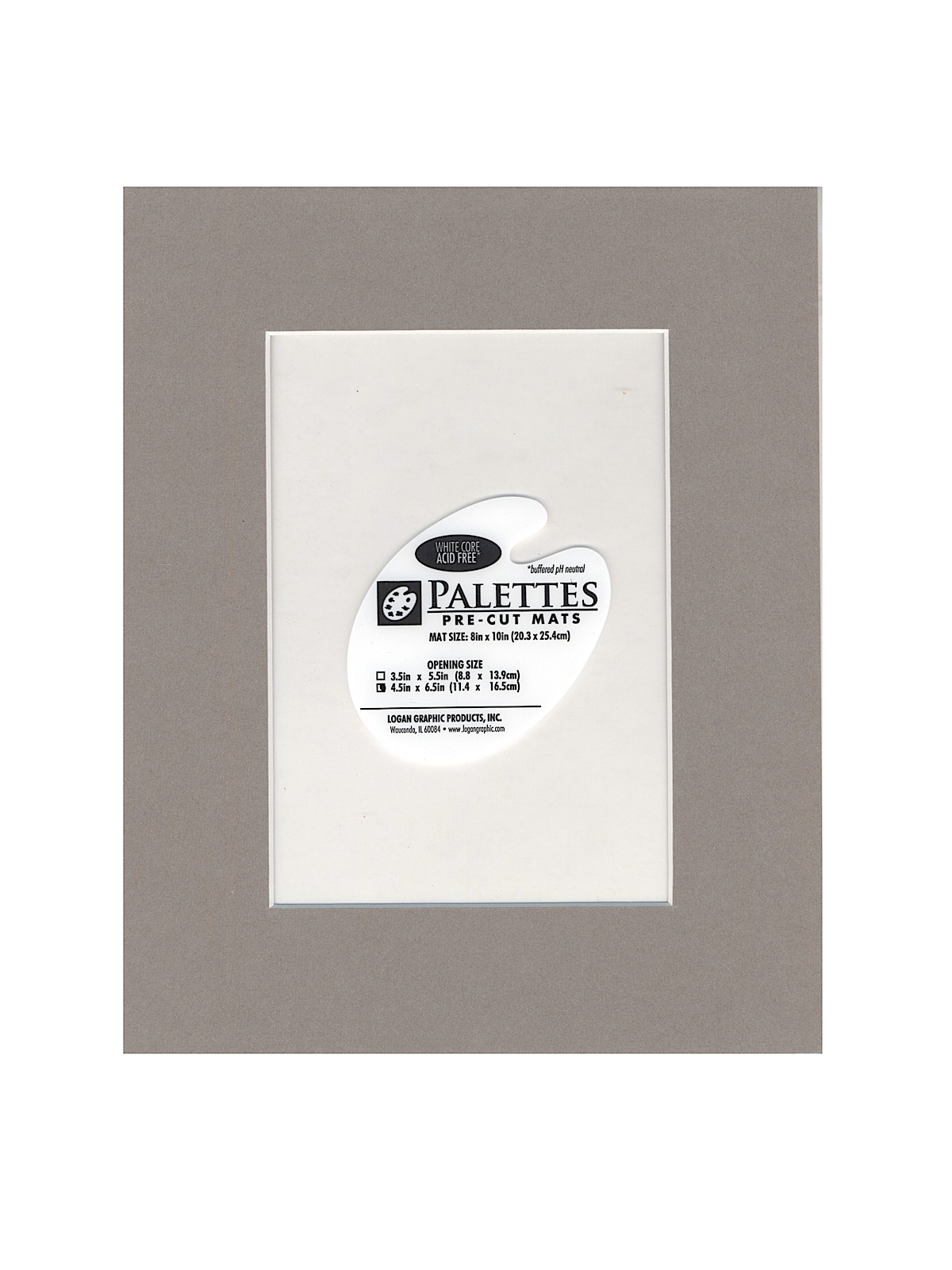 Palettes Pre-cut Mats Rectangle Brownstone 8 In. X 10 In.