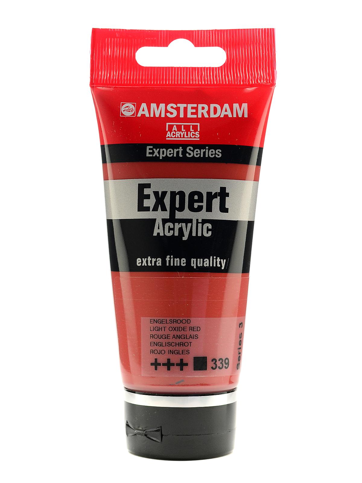 Expert Acrylic Tubes Light Oxide Red 75 Ml