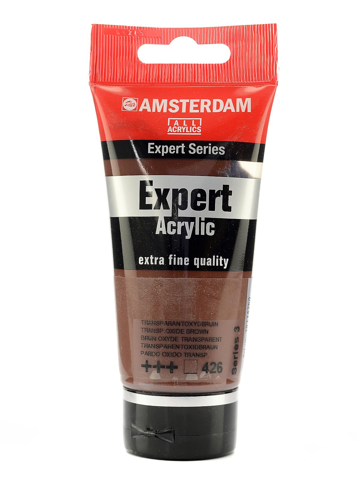 Expert Acrylic Tubes Transparent Oxide Brown 75 Ml