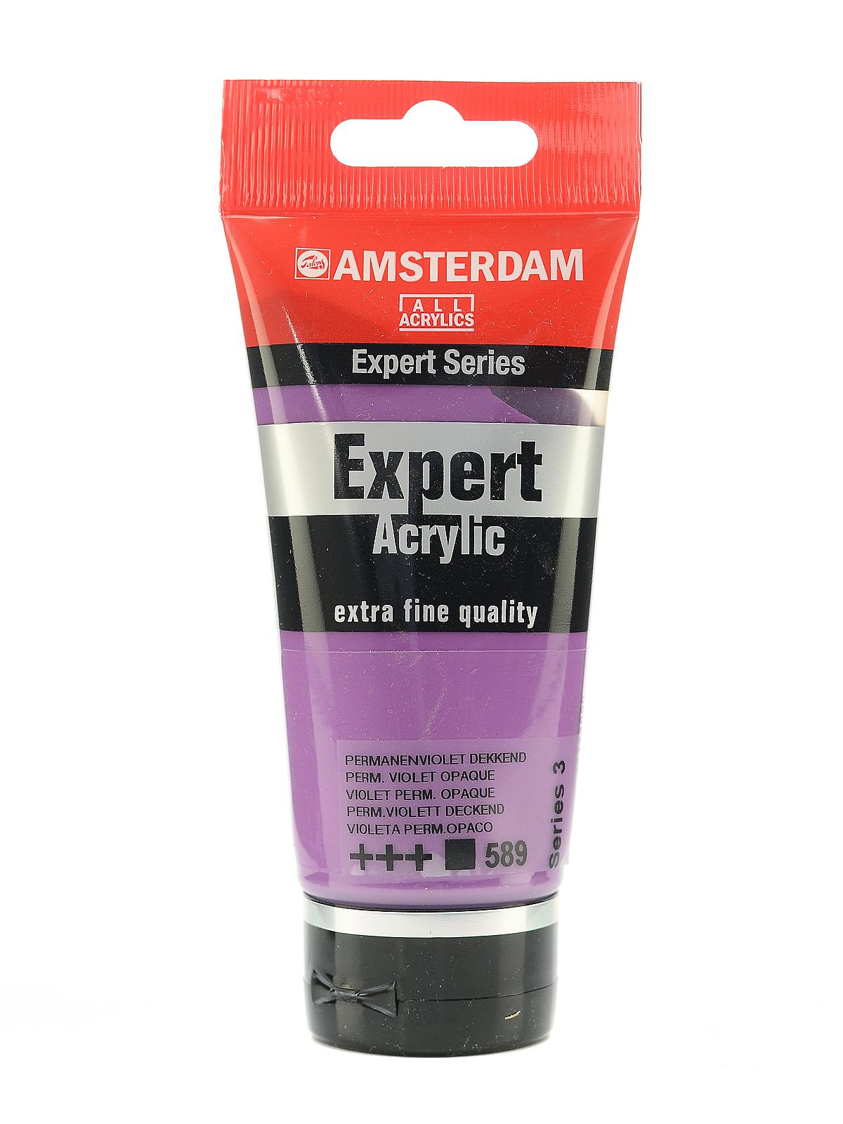 Expert Acrylic Tubes Permanent Violet Opaque 75 Ml