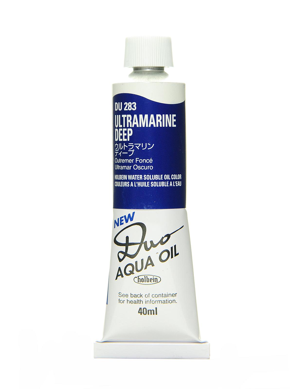 Duo Aqua Artist Oil Color Ultramarine Deep 40 Ml