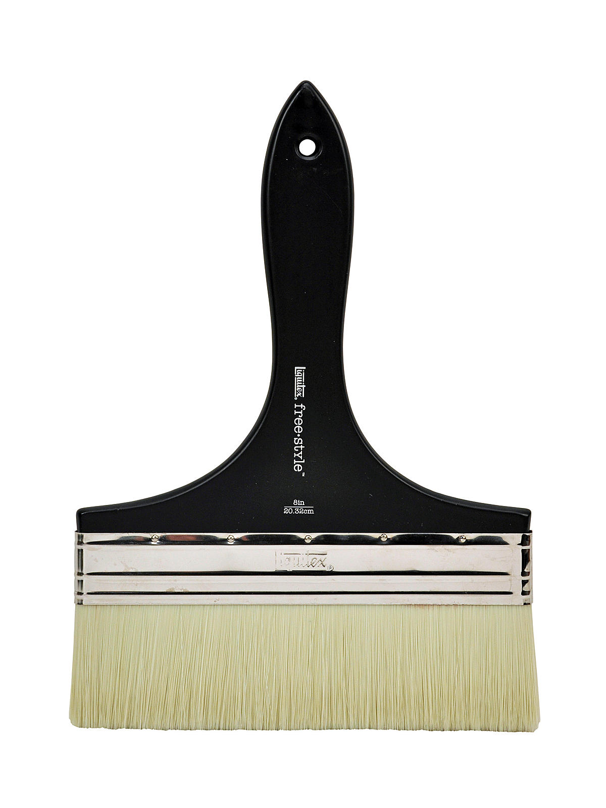 Free-Style Large Scale Brushes Broad Flat Varnish 8 In. Short Handle