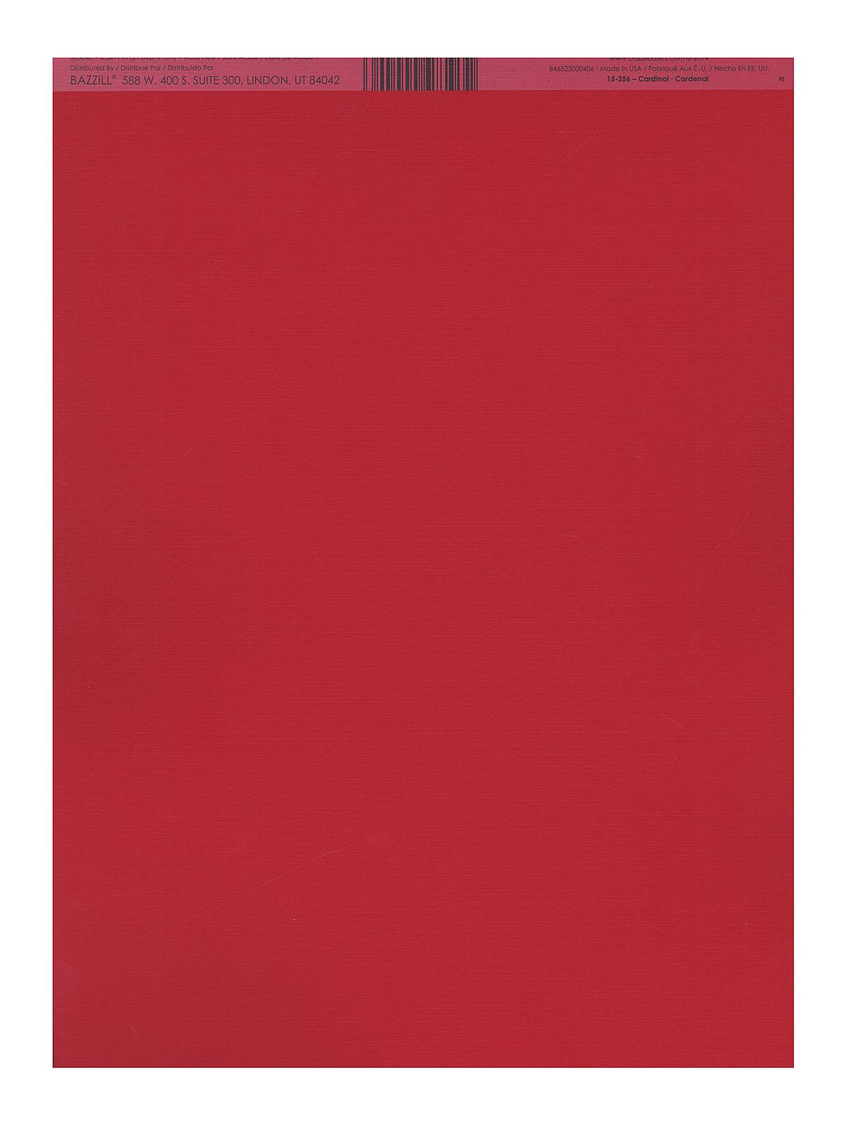 Classic Cardstock 8 1 2 In. X 11 In. Cardinal Sheet