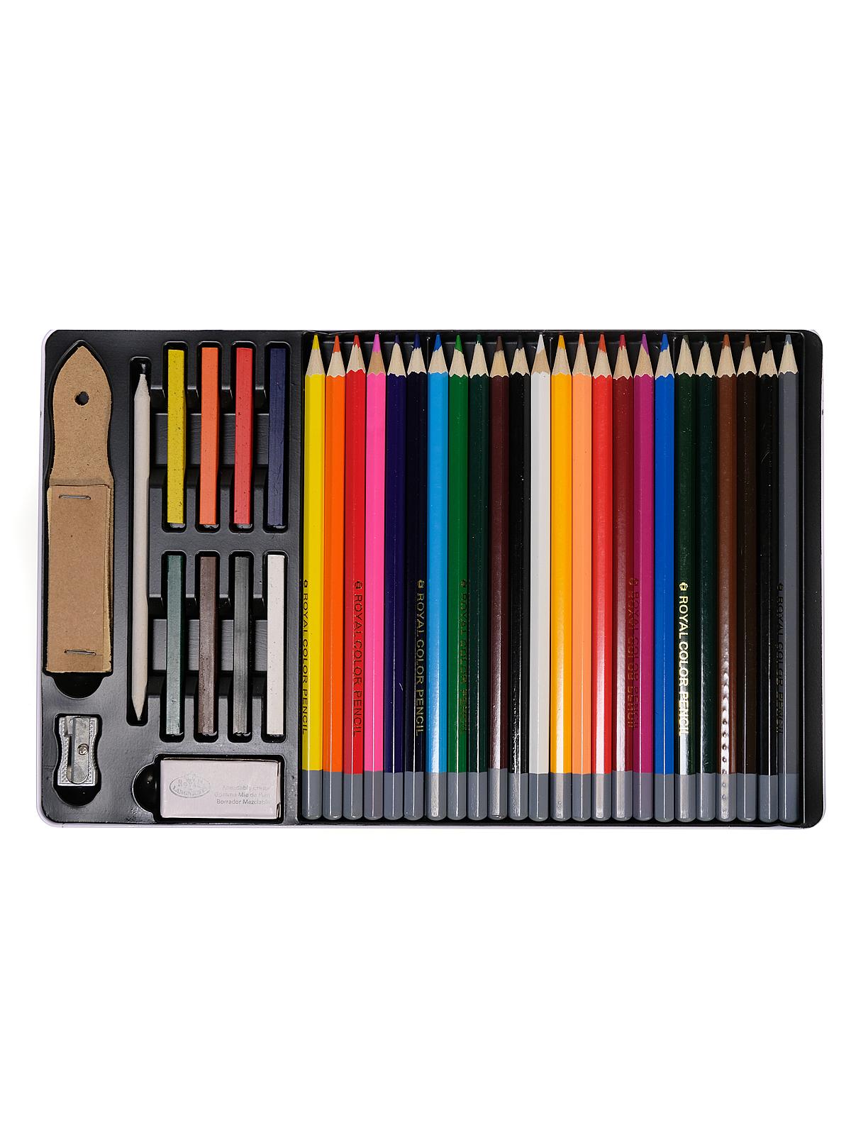 Royal Langnickel Colored Pencil Drawing Set MisterArt.com